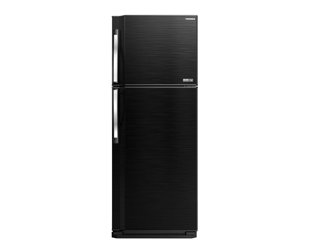tornado-refrigerator-no-frost-450-liter-2-doors-in-black-color-rf-58t-bk