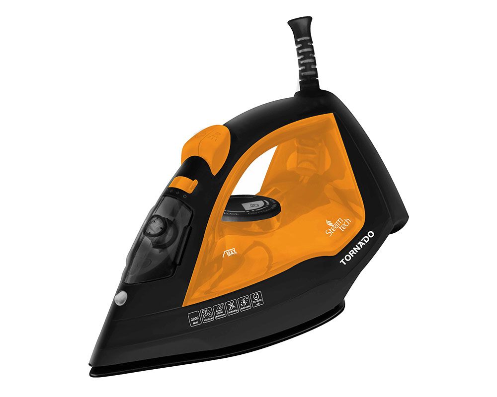 tornado-steam-iron-2200-watt-with-ceramic-non-stick-soleplate-orange-tst-2200