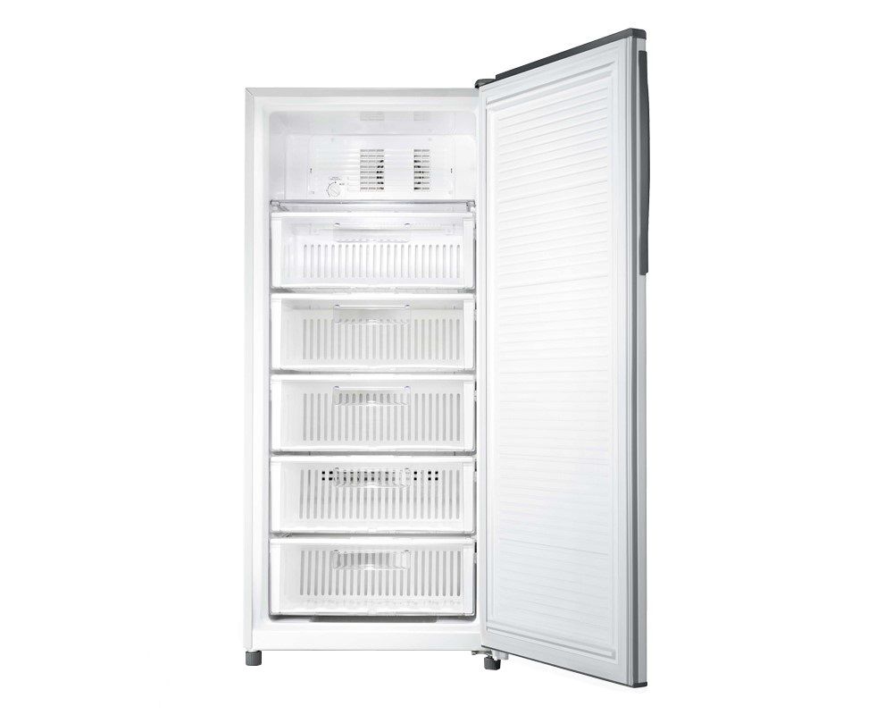 toshiba-deep-freezer-no-frost-5-drawers-223-liter-champagne-gf-22h-c-open
